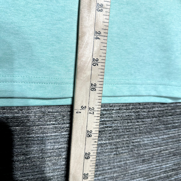 Crimsoune Club Polo Shirt Men's L Green Mint Short Sleeve Golf - Picture 7 of 12